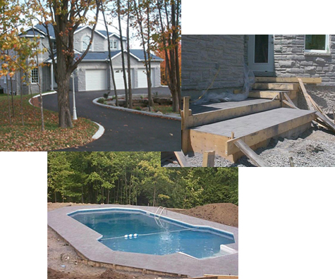 residential stone driveways, decks & steps